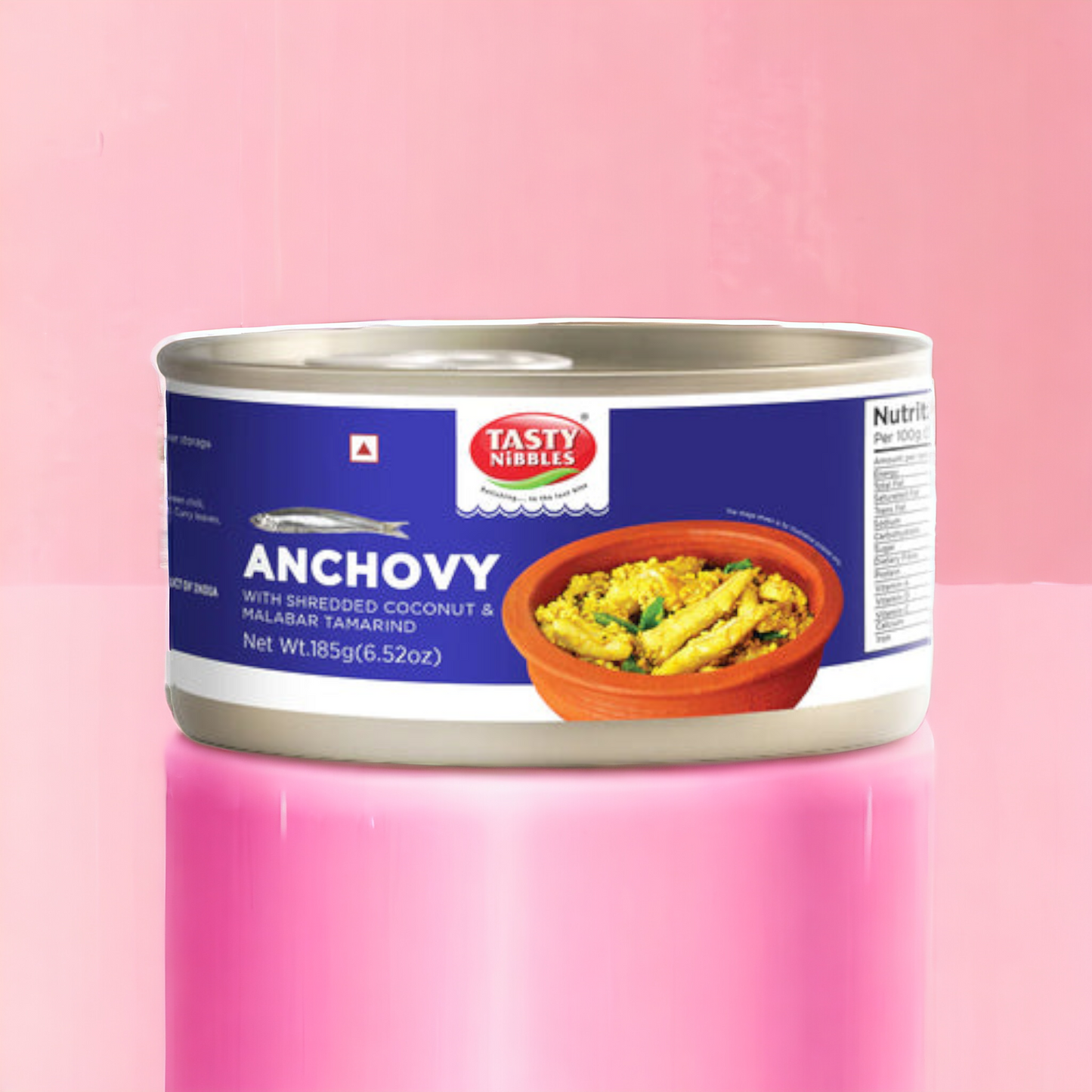 Tasty Nibbles Anchovy with Shredded Coconut and Malabar Tamarind 185gm Can