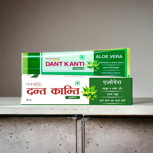 Patanjali Dant Kanti Aloe Vera Toothpaste 80gm