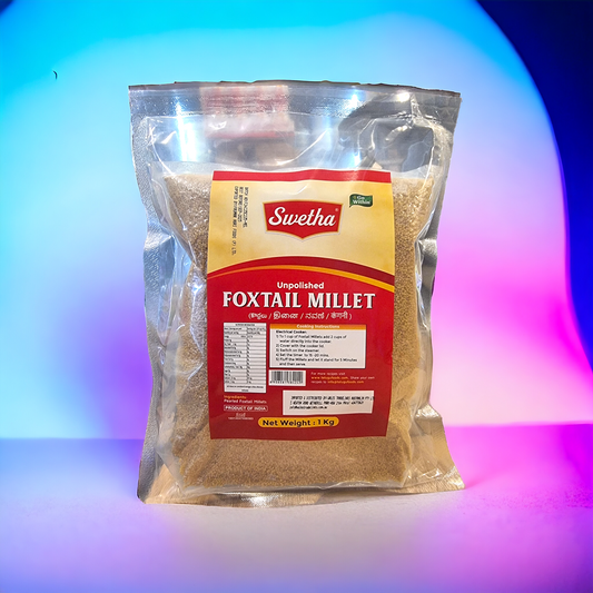 Telugu Swetha (unpolished) Foxtail Millet 1kg