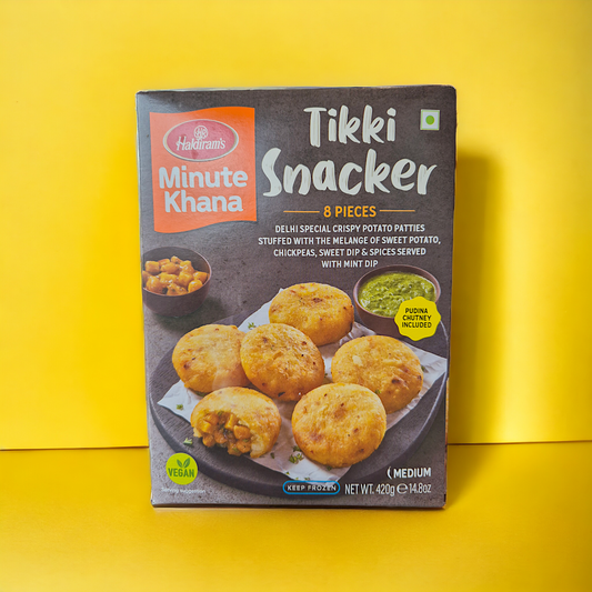 Haldiram (Frozen) Tikki Snackers [Vegan] 420gm