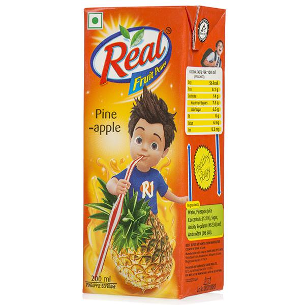 Real Pineapple Juice Popper 200ml