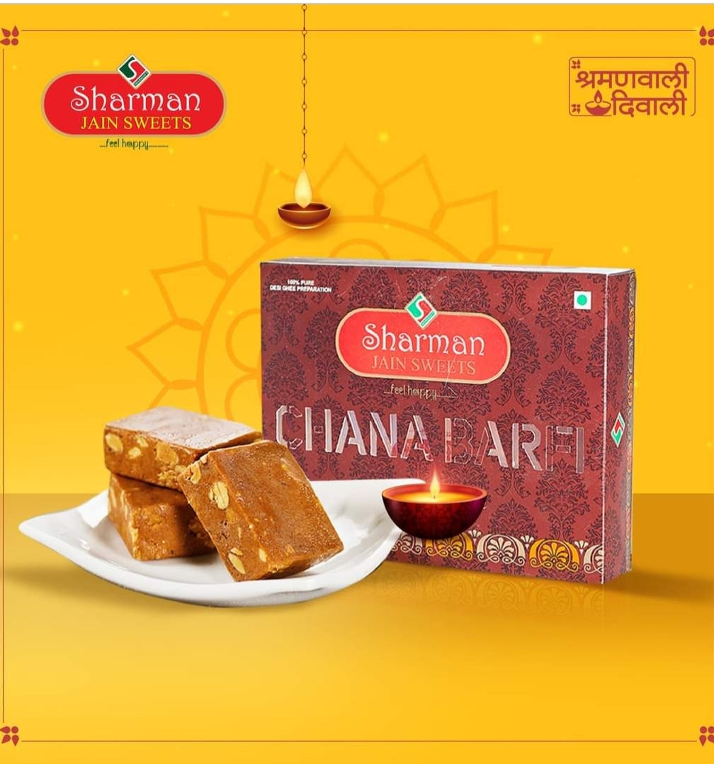 Sharman Roasted Channa Barfi