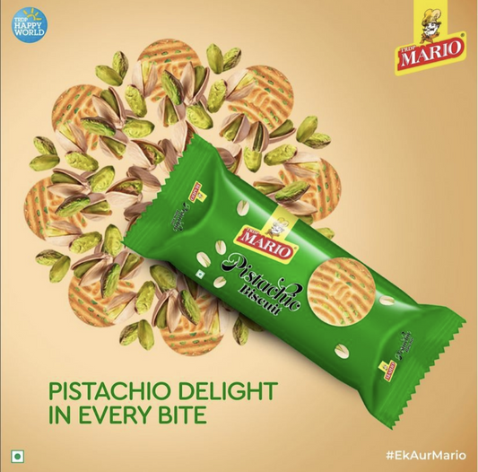 Mario Pistachio Biscuit Single Pack