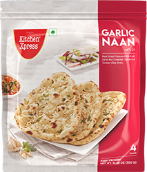 KXP Garlic Naan 4pc