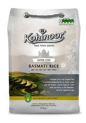 Kohinoor Extra Fine Silver Basmati Rice 5kg