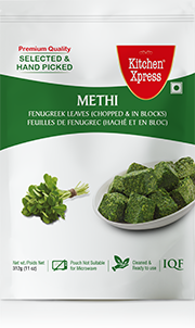 Kitchen Express Methi (fenugreek leaves) [Frozen] 312g