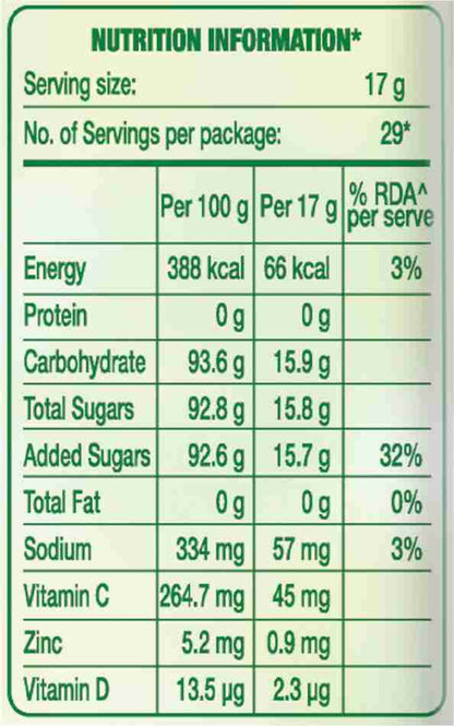 Tang Lemon Powder 500gm