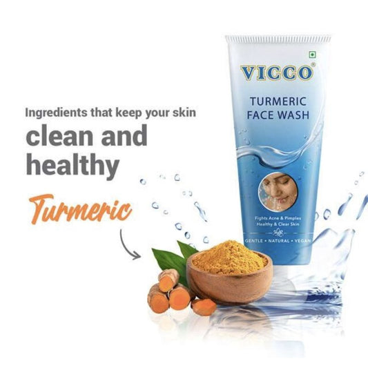 Vicco Tumeric Face Wash 70gm