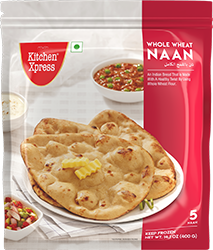 Kitchen Express Whole-wheat Naan 4pcs.