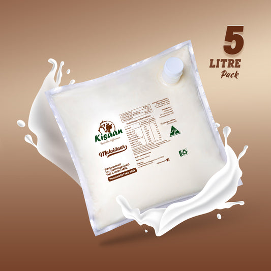 Kisaan Full Cream Milk 5L