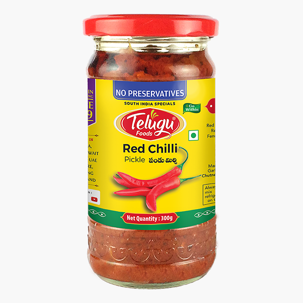 Telugu Red Chilli Pickle 300gm